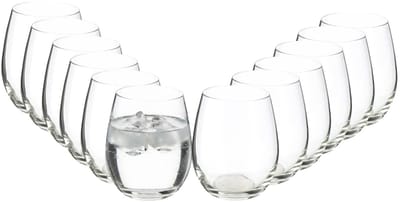 Secret Houseware Tumbler drinkglazen Orion - 12x stuks - 350 ml - Waterglazen - Sapglazen