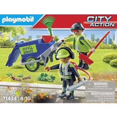 PLAYMOBIL City Action Figurenset schoonmaakteam - 71434