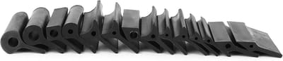14 Piece Rubber Schuurblok Set - Flexibele Contour Polijst Pad - Houtbewerking Gereedschappen met Schuurpapier voor Auto's, Hout, Muren, Metaal