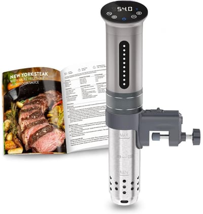 REN® Sous vide stick - Vacumeermachine - Sous Vide - Zilver - ‎6cm x 8cm x 38cm