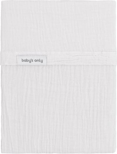 Baby's Only Wieglaken Tender - Wieg laken katoen - Baby laken - Hydrofiele laken - Wit - 80x100 cm - Gemaakt van 100% prewashed katoen