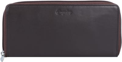 Esquire Nieuw Zijden Portemonnee Leder 19 cm - Dames - Horizontaal - braun
