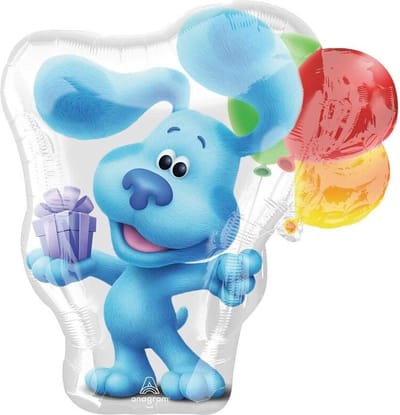 Blue's Clues - Folie ballon - Helium ballon - Verjaardag - Kinderfeest - 66cm - Leeg - 1 Stuks.