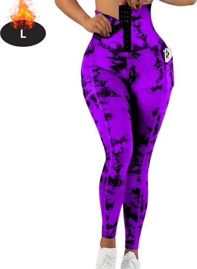 Livano Trainingsbroek Dames - Sportbroek - Sportlegging Lang - Trainingspak - Sportkleding - Violet - L