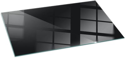 Tulup Kachel Vloerplaat - Kleur Donker Grafiet Vloerplaat Voor Kachel - 140 cm x 70 cm - Zwart Onderplaat Kachel - Rechthoek Kachel Vloerplaat - Plaat Onder Houtkachel - Vloerplaat Openhaard - Plaat Voor Onder Houtkachel