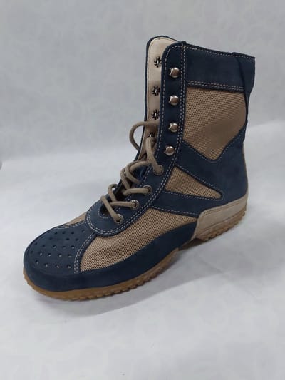 WOLKY 1956 / Downforce / halfhoge veterschoenen / blauw / maat 37