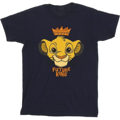 Disney Jongens The Lion King Toekomstige Koning T-Shirt (Marineblauw)