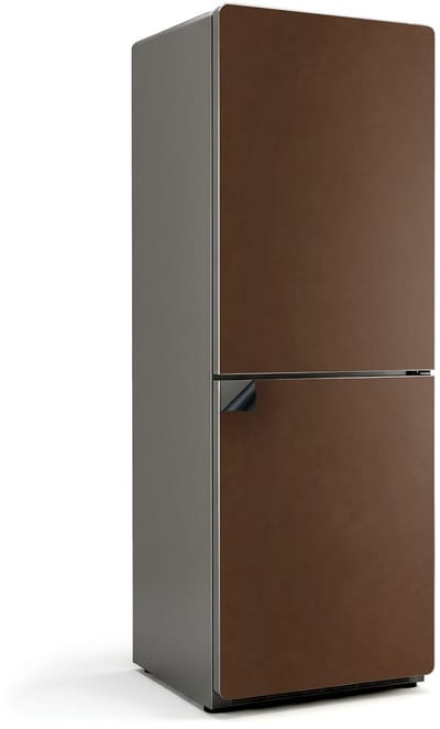 Wallfluent Magnetische Koelkastmat - Bruin Koelkast Magneet Sticker - 70 cm x 190 cm - Bruin Magnetische Koelkastmat - Magnetisch Koelkastaccessoire - Decoratieve Magneetmat Voor Koelkast - Keuken Decoratie Magneet