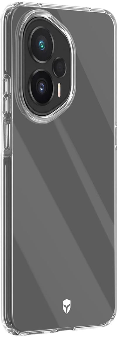 Force Case, Hoesje geschikt voor Honor 400 - FEEL Anti-Shock 2m & 50% Gerecycled & Anti-Vergeling, Transparant