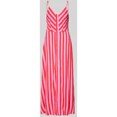 maxi-jurk van viscose met knoopsluiting model 'SAVANNA'