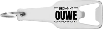 Akyol - bedankt ouwe voor al die jaren top inzet flesopener - Familie - senioren ouderen - cadeau - 105 x 25mm