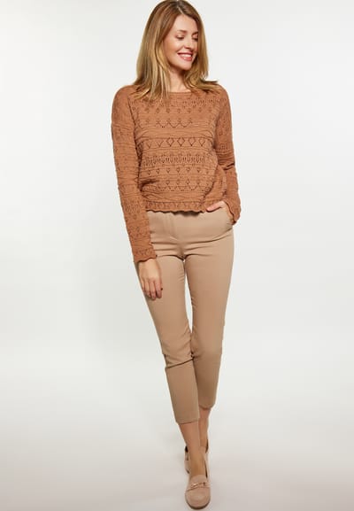 usha Jumper Dames Kameel