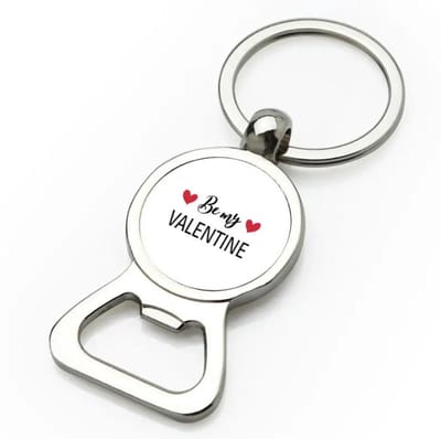 Akyol - be my valentine flesopener - Valentijnsdag - iemand die liefde wilt geven aan een ander - valentijnsdag - cadeau voor vriend/vriendin - verjaardagscadeau - kado - geschenk - gift - verrassing - valentijnscadeautje - 9 bij 3 cm