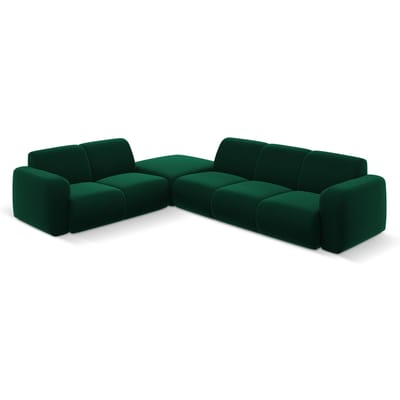 6-zitshoekbank Lola velvet links | Windsor & Co