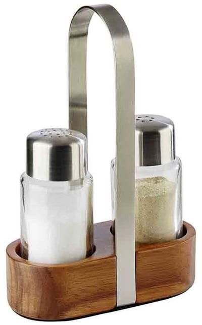 APS Peper- En Zoutstel - 11,5 x 5,5 cm - Vaatwasserbestendig - Breukvast - Stapelbaar