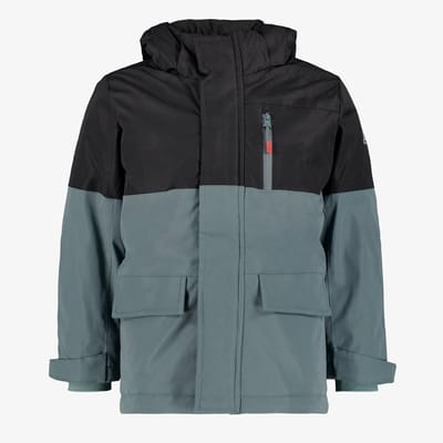 Mountain Peak jongens outdoor jas waterafstotend - Blauw - Maat 128