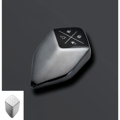 Grijze TPU Auto Afstandsbediening Sleutelhoes Cover Voor Changan Deepal S7 Sl03 Auto Sleutel Shell Fob Houder Beschermer Sleutelhanger gray