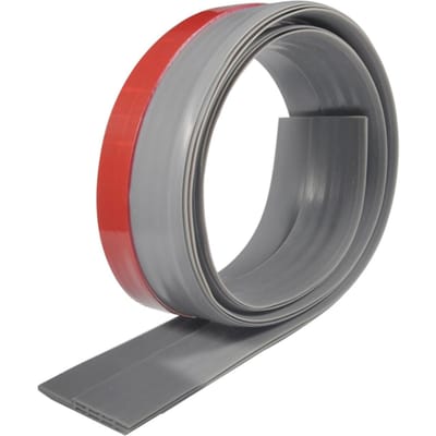 100cm Siliconen Rubber Deurstrip Zelfklevende Achterkant Deurafdichting voor Raam- of Deurkier gray