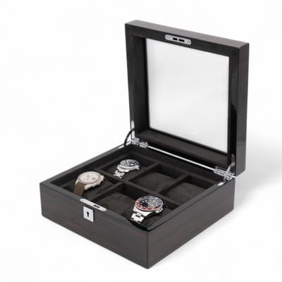 Watch Mates - Horlogebox - 6 Horloges - Hout