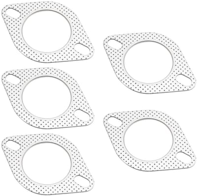 Dailygoods- Uitlaatflens 5 Stuks - Afdichting - Metalen Flens - Universeel - Schokbestendig - Duurzaam - Kaliber 76 mm - Uitlaatspruitstuk