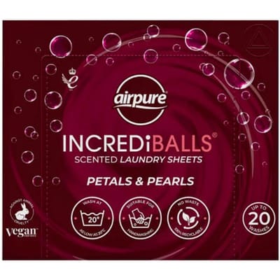 Airpure Incrediballs Petals & Pearls Geparfumeerde Wasstrips - 20 stuks