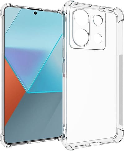 Coverup Hoesje - Geschikt voor Xiaomi Redmi Note 13 Pro 5G / Poco X6 Hoesje - Coverup TPU Back Cover met AirBag Corners - Transparant