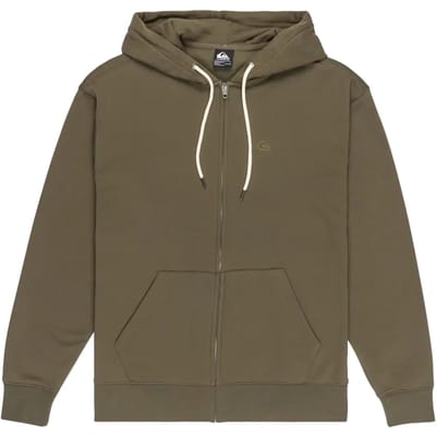 Quiksilver Salt Water Sweatshirt Met Rits Groen S Man