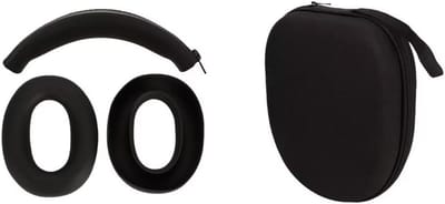 Hoofdtelefoon Beschermhoes - Siliconen Cover - Dagelijkse Bescherming - Uitgebreide Oor- en Hoofdband - Zwart