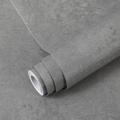 Dailygoods- Zelfklevend Behang Waterdicht - PVC-Materiaal - Mat Betoneffect - 40 x 500 cm - Slijtvast - Gemakkelijk Schoon te Maken - Wanddecoratie