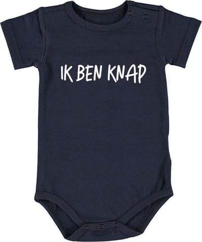 Baby Romper Grappig Kraamcadeau Jongen Ik Ben Knap