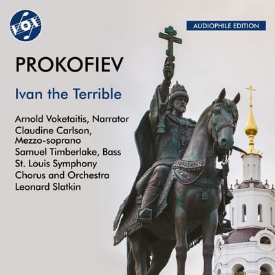 Arnold Voketaitis, Claudine Carlson, Samuel Timberlake, St.Louis Symphony Orchestra, Leonard Slatkin - Prokofiev: Ivan The Terrible (Oratorio Arr. Abram Stasevich) (CD)