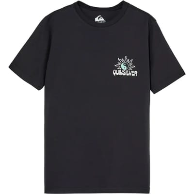 Quiksilver Fusion T-shirt Met Korte Mouwen Zwart 14 Years Jongen