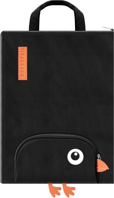 Draagbare A4 Documententas - Grote Organizer met Rits voor Kantoor, School en Reis - Ideaal voor Bestanden en Documenten 37x27cm