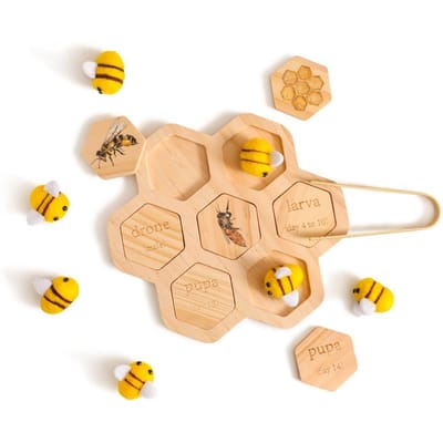 Houten Puzzel Bij Speelgoed Montessori Speelgoed Voor Baby Fijne Motoriek Speelgoed Baby 0 12 Maanden Matchende Spelletjes Vroeg Educatief Speelgoed Cadeau beige