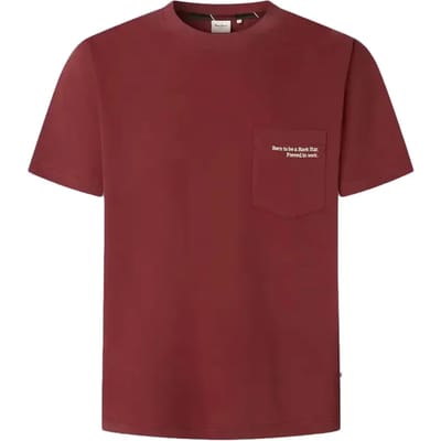 Pepe Jeans Somer T-shirt Met Korte Mouwen Rood L Man