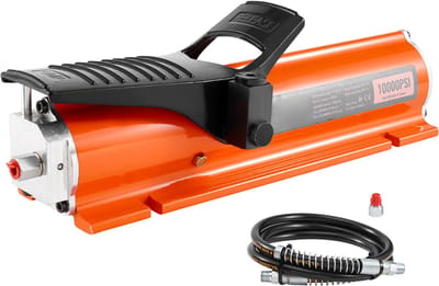 Luchthydraulische Pomp, 689 Bar Reservoir van 0,69 L, Metalen Behuizing, Luchtbediende Voetpomp met Pedaal, Npt16,66 Mm Olie-Uitlaat, voor Precisiemachines en Ruimtevaarttoepassingen