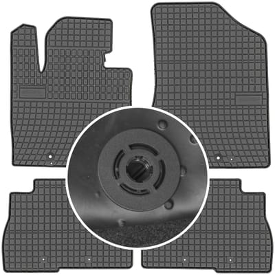 Max-Dywanik Kia Sorento II - Auto Vloermatten - 2012-2015 - Met Bevestigingen