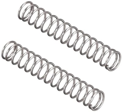 30 Stuks Compressieveren met 4mm Buitendiameter, 0.4mm Draaddikte en 25mm Lengte, Duurzame Dubbele Haakveren voor Diverse Projecten en Toepassingen