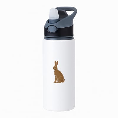 Hacebo® - Konijnen waterfles met rietje zwart - Konijn - Dieren liefhebbers - Knaagdieren - huisdieren - water fles - 650ML