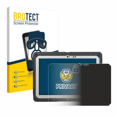 BROTECT - privacy screenprotector voor Panasonic Toughbook CF-20 MK2 - Folie Beschermfolie Blauwlichtfilter
