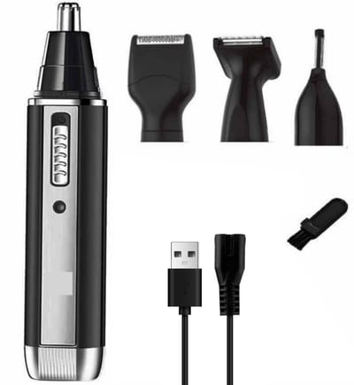 Oplaadbare 4 in 1 Baard trimmer - Oortrimmer - Neustrimmer - Wenkbrauw Trimmer - Scheerapparaat - Mannen en Vrouwen