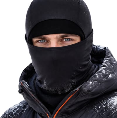 Motormuts / Bivakmuts – Winddicht & Ademend – Multi-use Balaclava voor Motor, Fiets & Wintersport – Zwart