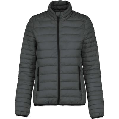 Kariban Ladies' lightweight padded jacket K6121 - Marl Dark Grey - XXL