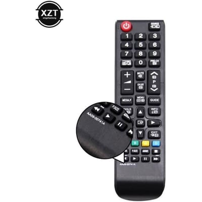 ZwartUniversele Vervanging Afstandsbediening voor Samsung TV, HDTV LED Smart TV Afstandsbediening AA59 00741A