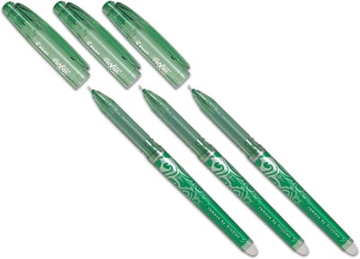 Uitwisbare Rollerbalpen Set van 3 - Groen
