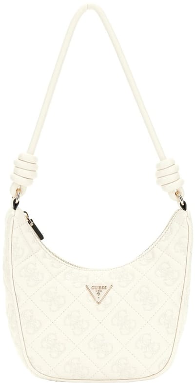 Guess Adelasia Medium Schoudertas Dames - Imitatieleer - Beige