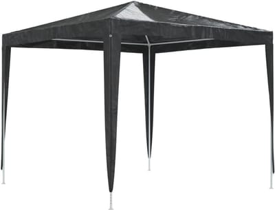 Partytent - Feesttent Tuin - Buitenfeesten Organiseren - Waterdicht Uv-bescherming - 25 x 25 m - Antraciet
