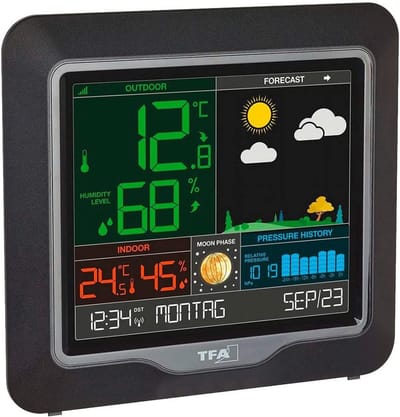 Draadloos Weerstation met Kleurendisplay en Weersvoorspelling
