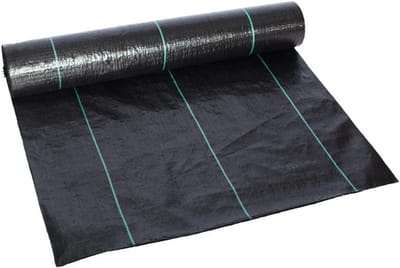 Onkruidvlies Tuin - Worteldoek Bodem - Onkruid Vrij Houden - Waterdoorlatend PP - 20 x 0.3 m - Zwart