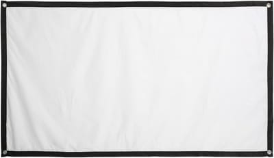 Projectiescherm - Filmscherm - Thuisbioscoop - 180 graden kijkhoek - 84 inch - Wit